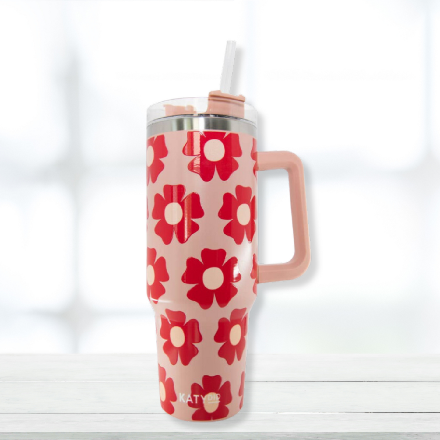 Flower Power 40 Oz Tumbler Cup