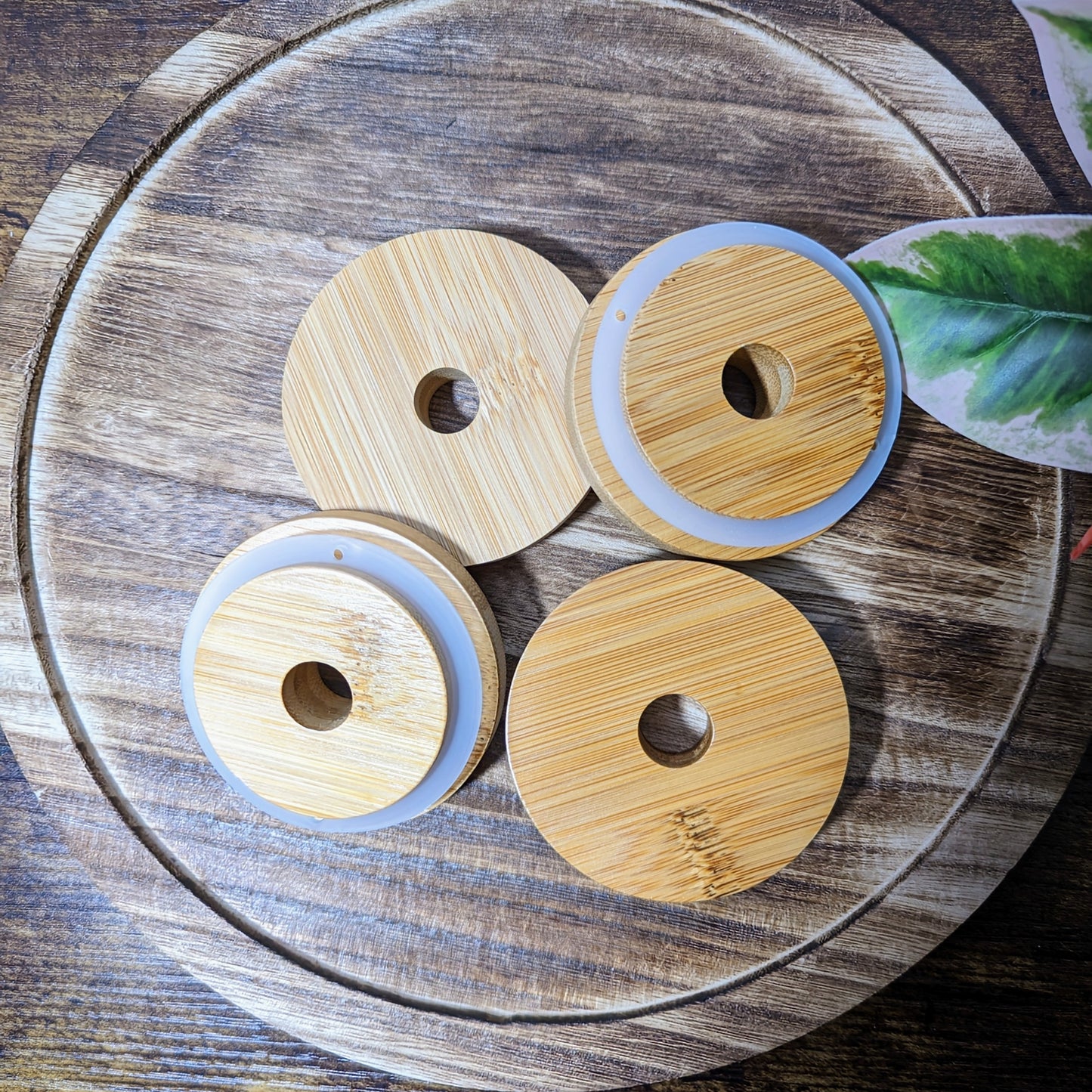 Can Glass Bamboo Lid