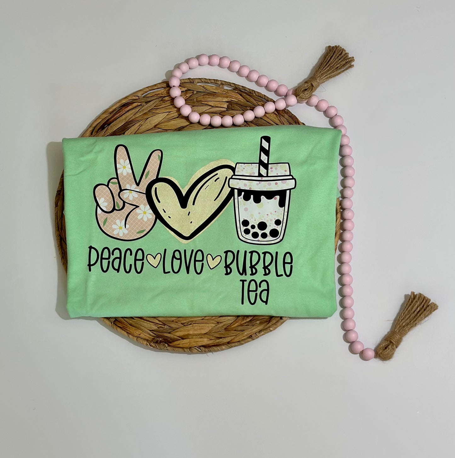 Peace, Love, and Bubble Tea T-Shirt